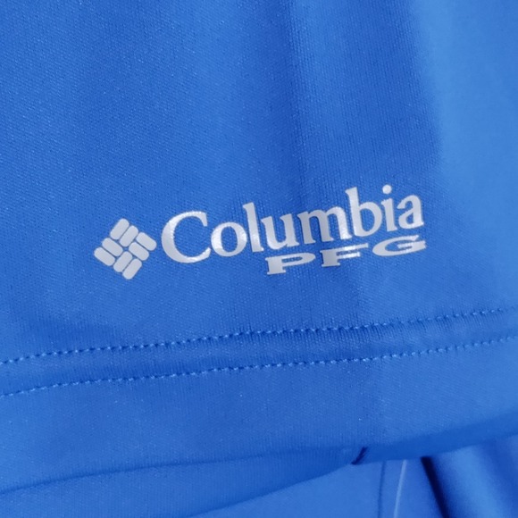 Columbia PFG Men's Terminal‎ Tackle Texas Flag Polo Shirt Size XXL 2XL Blue NWT - Picture 9 of 16